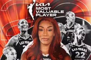 💥WNBA官方：阿贾&middot;威尔逊再次斩获MVP 生涯第五次创历史纪录！